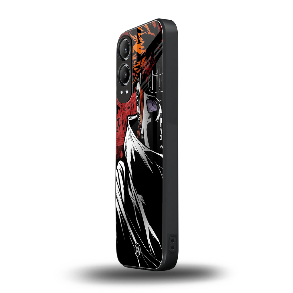 naruto vermilion back phone cover | glass case for oneplus nord ce 4 lite