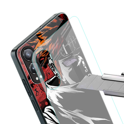 naruto vermilion back phone cover | glass case for oneplus nord ce 4 lite