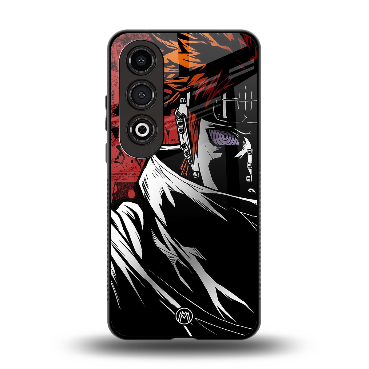 naruto vermilion back phone cover | glass case for oneplus nord ce 4