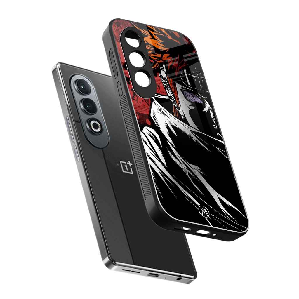 naruto vermilion back phone cover | glass case for oneplus nord ce 4