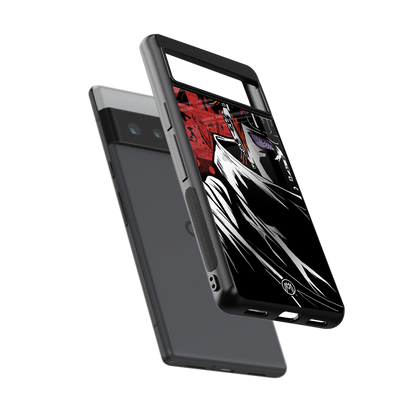 naruto vermilion back phone cover | glass case for google pixel 6 pro