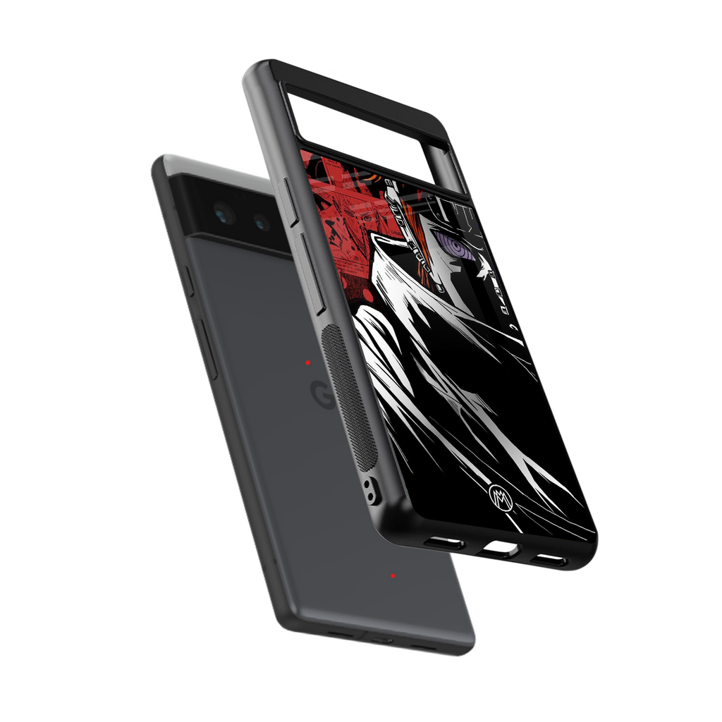 naruto vermilion back phone cover | glass case for google pixel 6