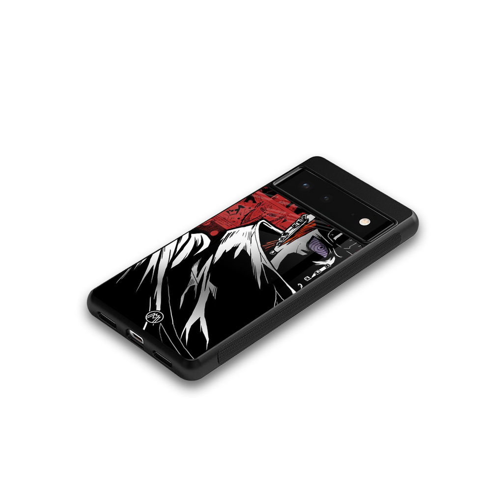 naruto vermilion back phone cover | glass case for google pixel 6