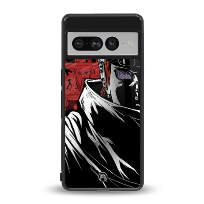 naruto vermilion back phone cover | glass case for google pixel 7 pro