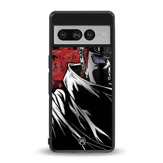 naruto vermilion back phone cover | glass case for google pixel 7 pro