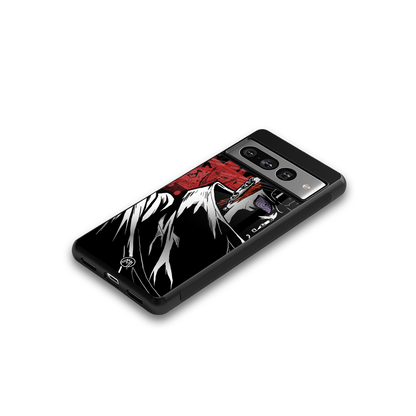 naruto vermilion back phone cover | glass case for google pixel 7 pro