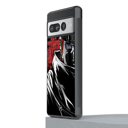 naruto vermilion back phone cover | glass case for google pixel 7 pro