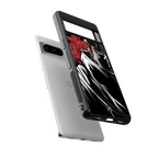 naruto vermilion back phone cover | glass case for google pixel 8 pro