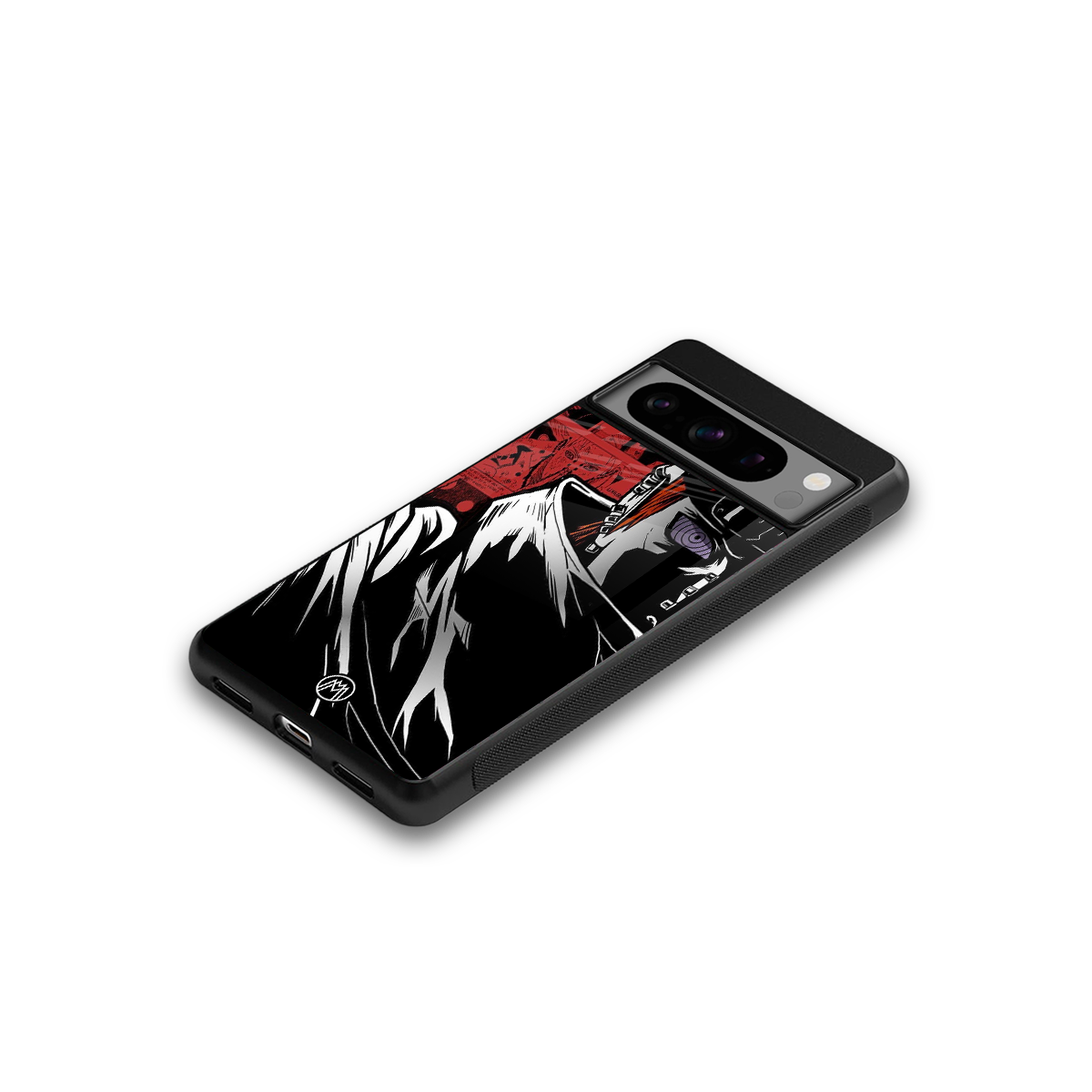 naruto vermilion back phone cover | glass case for google pixel 8 pro