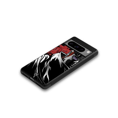 naruto vermilion back phone cover | glass case for google pixel 8 pro