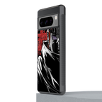 naruto vermilion back phone cover | glass case for google pixel 8 pro