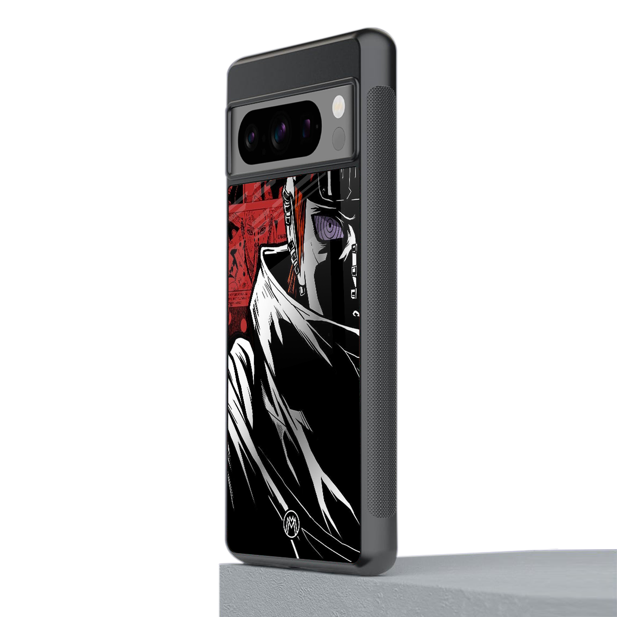 naruto vermilion back phone cover | glass case for google pixel 8 pro