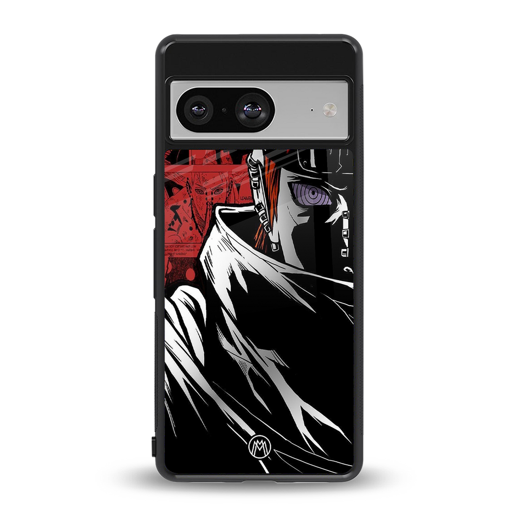naruto vermilion back phone cover | glass case for Google Pixel 8
