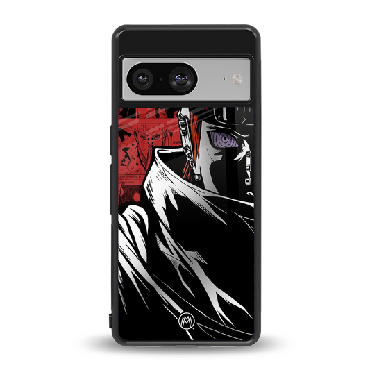 naruto vermilion back phone cover | glass case for Google Pixel 8
