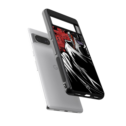 naruto vermilion back phone cover | glass case for Google Pixel 8