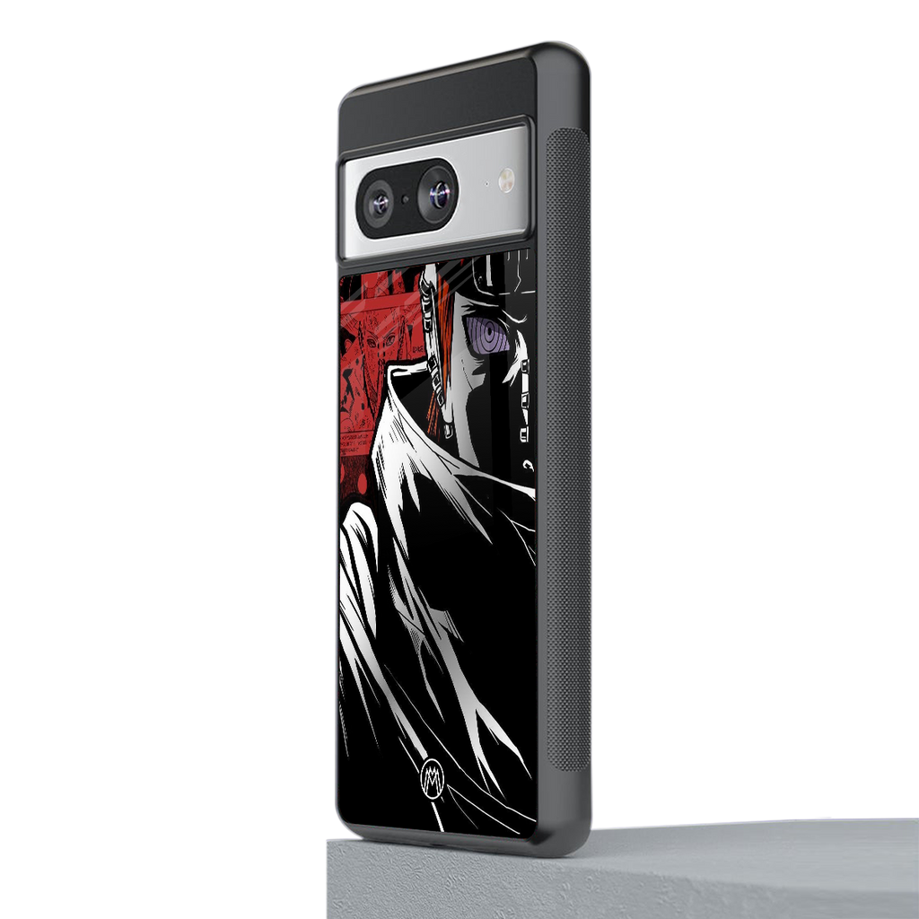 naruto vermilion back phone cover | glass case for Google Pixel 8