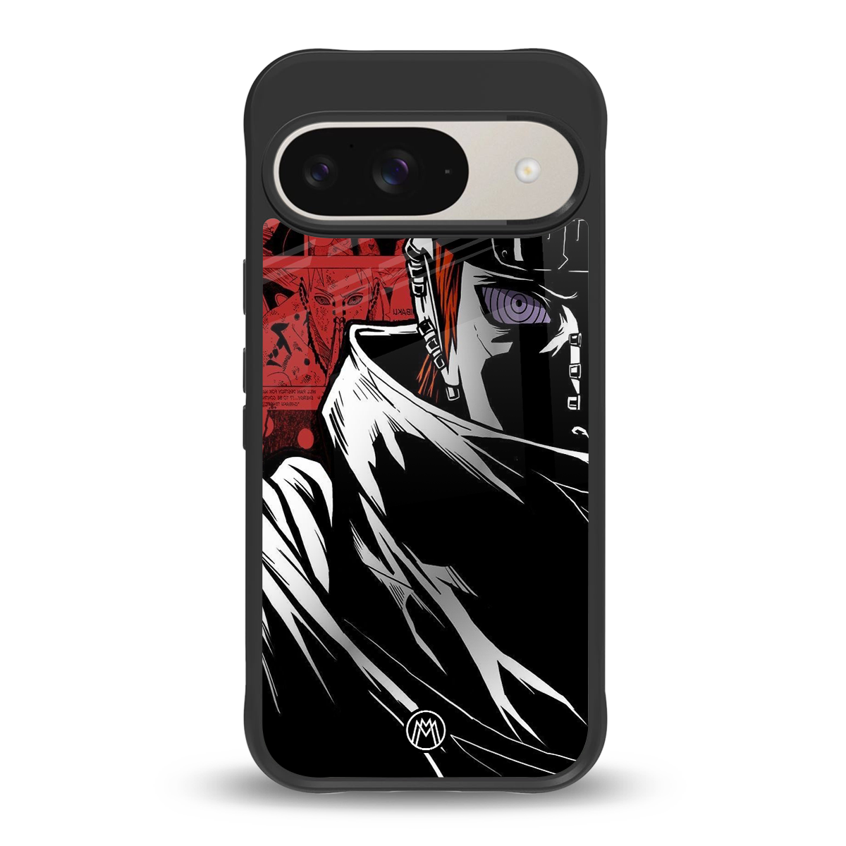 naruto vermilion back phone cover | glass case for google pixel 9