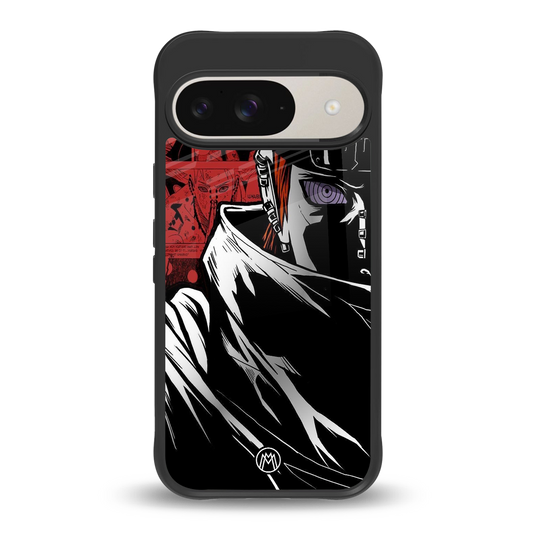 naruto vermilion back phone cover | glass case for google pixel 9