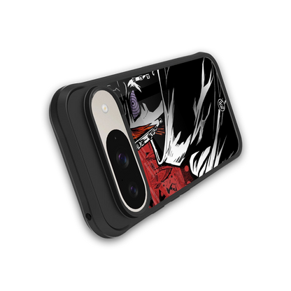 naruto vermilion back phone cover | glass case for google pixel 9