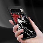 naruto vermilion back phone cover | glass case for google pixel 9 pro xl