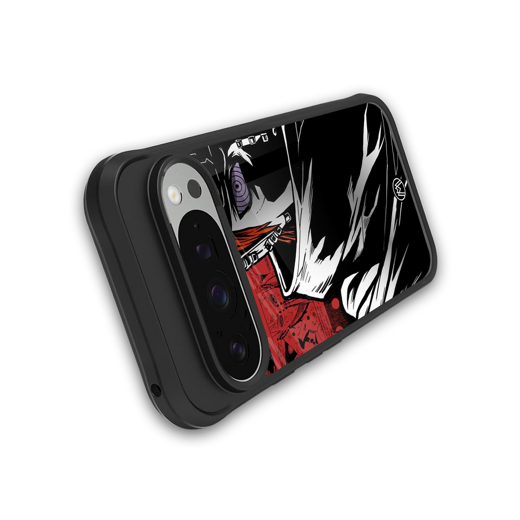 naruto vermilion back phone cover | glass case for google pixel 9 pro