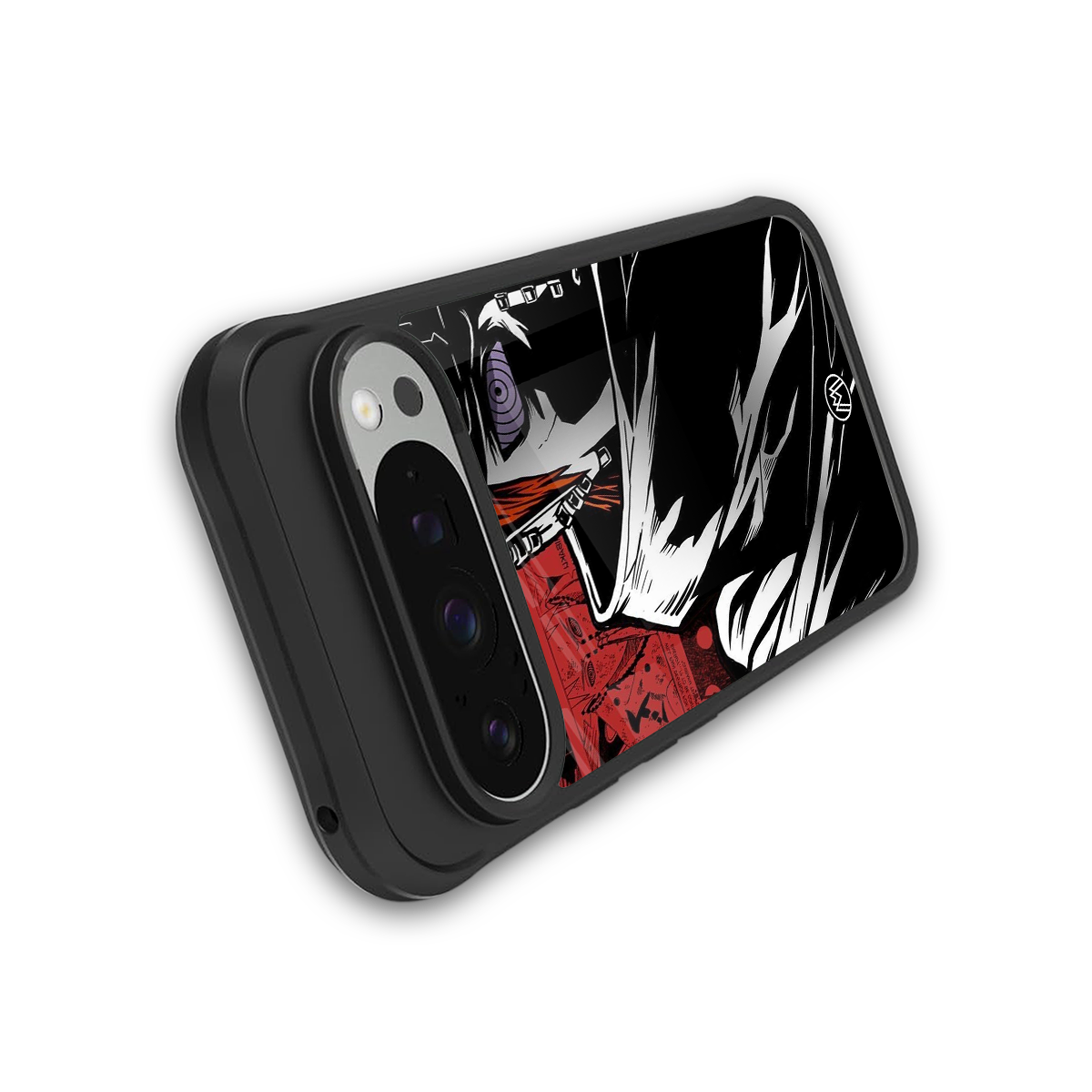 naruto vermilion back phone cover | glass case for google pixel 9 pro xl