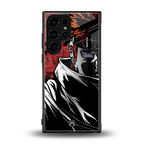 naruto vermilion back phone cover | glass case for samsung galaxy s23 ultra