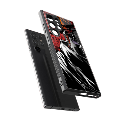 naruto vermilion back phone cover | glass case for samsung galaxy s24 ultra