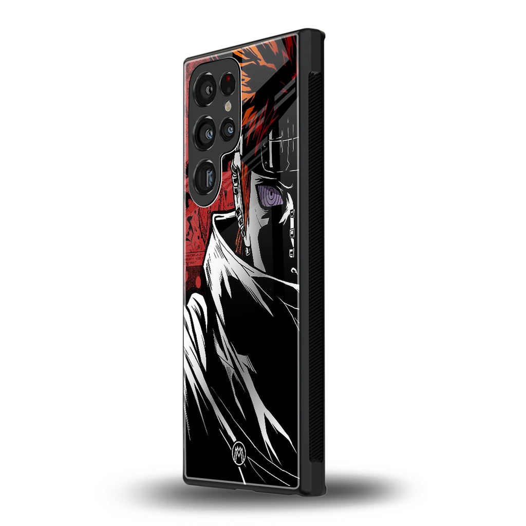 naruto vermilion back phone cover | glass case for samsung galaxy s23 ultra