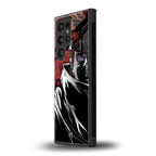 naruto vermilion back phone cover | glass case for samsung galaxy s23 ultra