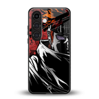 naruto vermilion back phone cover | glass case for samsung galaxy s25