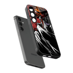 naruto vermilion back phone cover | glass case for samsung galaxy s24 plus