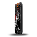 naruto vermilion back phone cover | glass case for samsung galaxy s25 plus