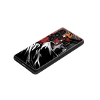 naruto vermilion back phone cover | glass case for samsung galaxy s25
