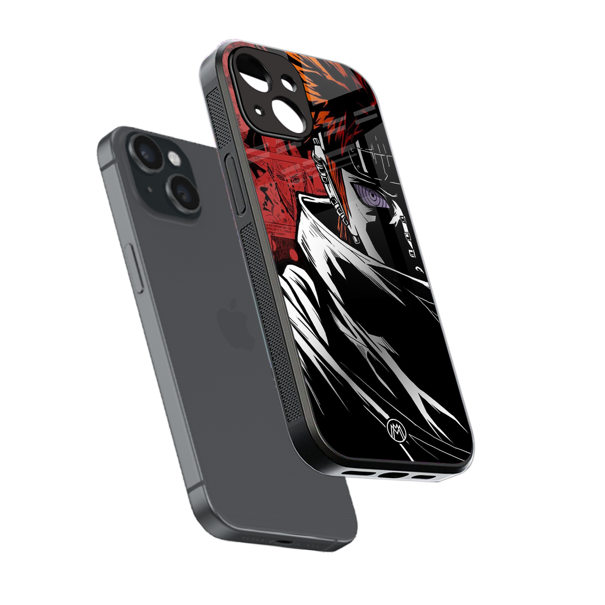 naruto vermilion back phone cover | glass case for iphone 15