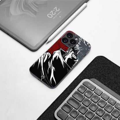 naruto anime back phone cover | glass case for samsung galaxy s24 ultra