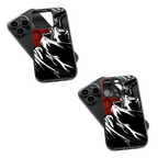 Trendy Glass Back Mobile Case for iPhone, Samsung, Redmi, OnePlus, Google Pixel, Motorola