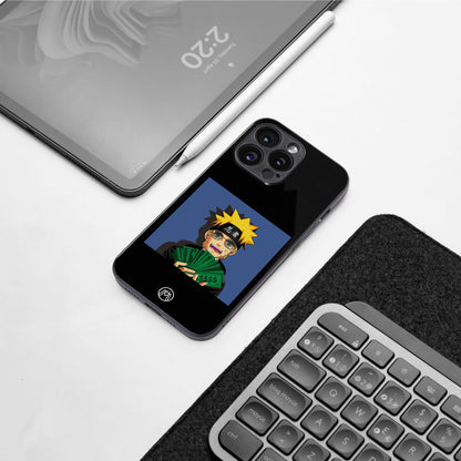 naruto hypebeast back phone cover | glass case for iphone 16 pro max