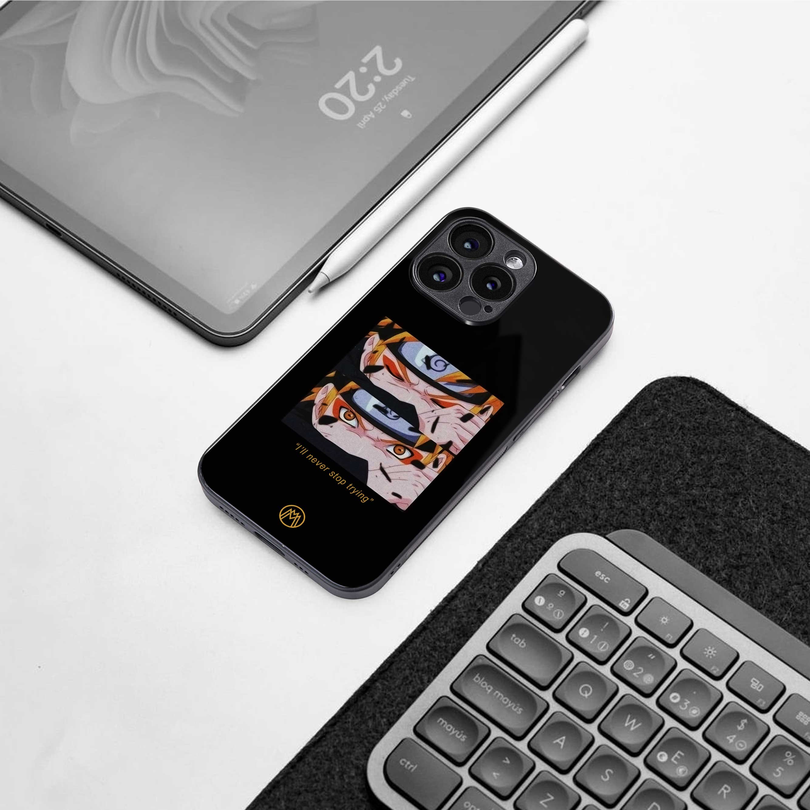 naruto motivation anime back phone cover | glass case for nothing phone 2a
