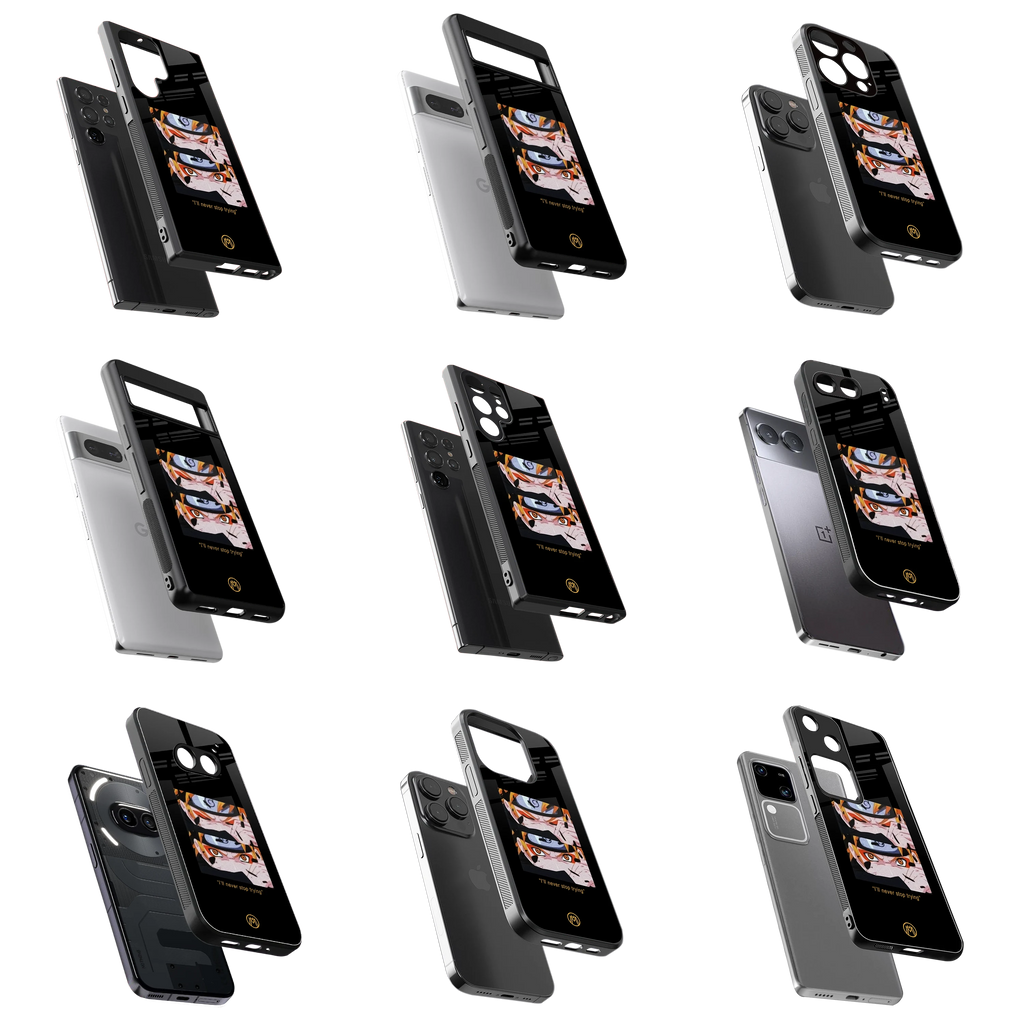 Durable Glass Back Mobile Case for iPhone, Samsung, OnePlus, Google Pixel, Redmi, Vivo, Oppo