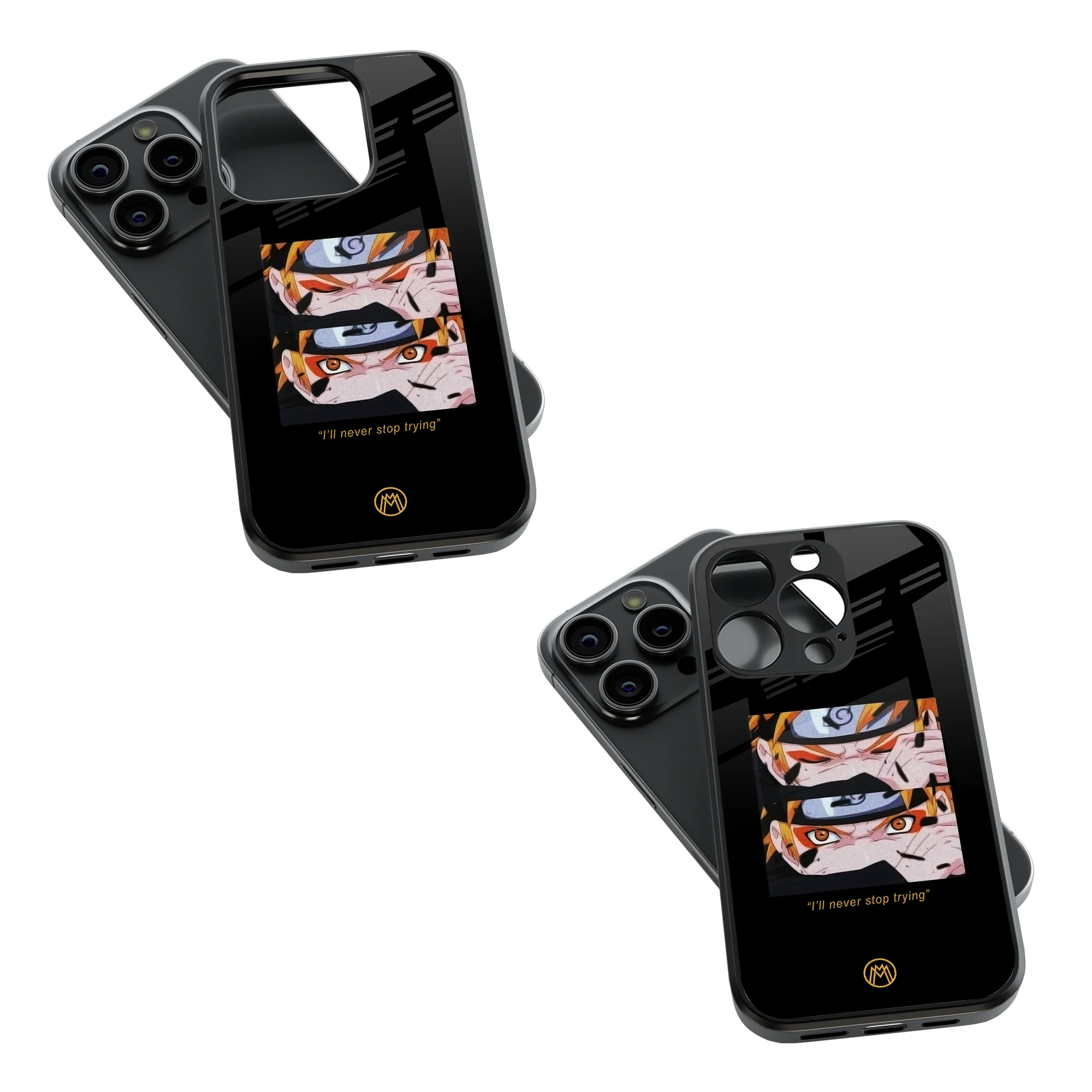 Trendy Glass Back Mobile Case for iPhone, Samsung, Redmi, OnePlus, Google Pixel, Motorola