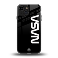 nasa black back phone cover | glass case for iphone 13 mini