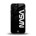 nasa black back phone cover | glass case for iphone 13