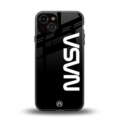 nasa black back phone cover | glass case for iphone 13