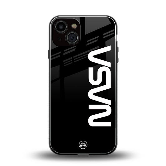 nasa black back phone cover | glass case for iphone 13