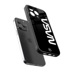 nasa black back phone cover | glass case for iphone 15 pro max