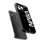 nasa black back phone cover | glass case for iphone 16 pro max