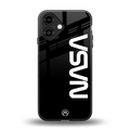 nasa black back phone cover | glass case for iphone 16