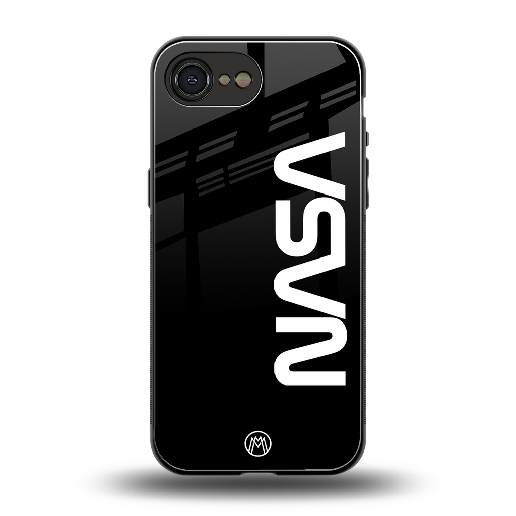 nasa black back phone cover | glass case for iphone 16e