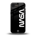 nasa black back phone cover | glass case for iphone 16e
